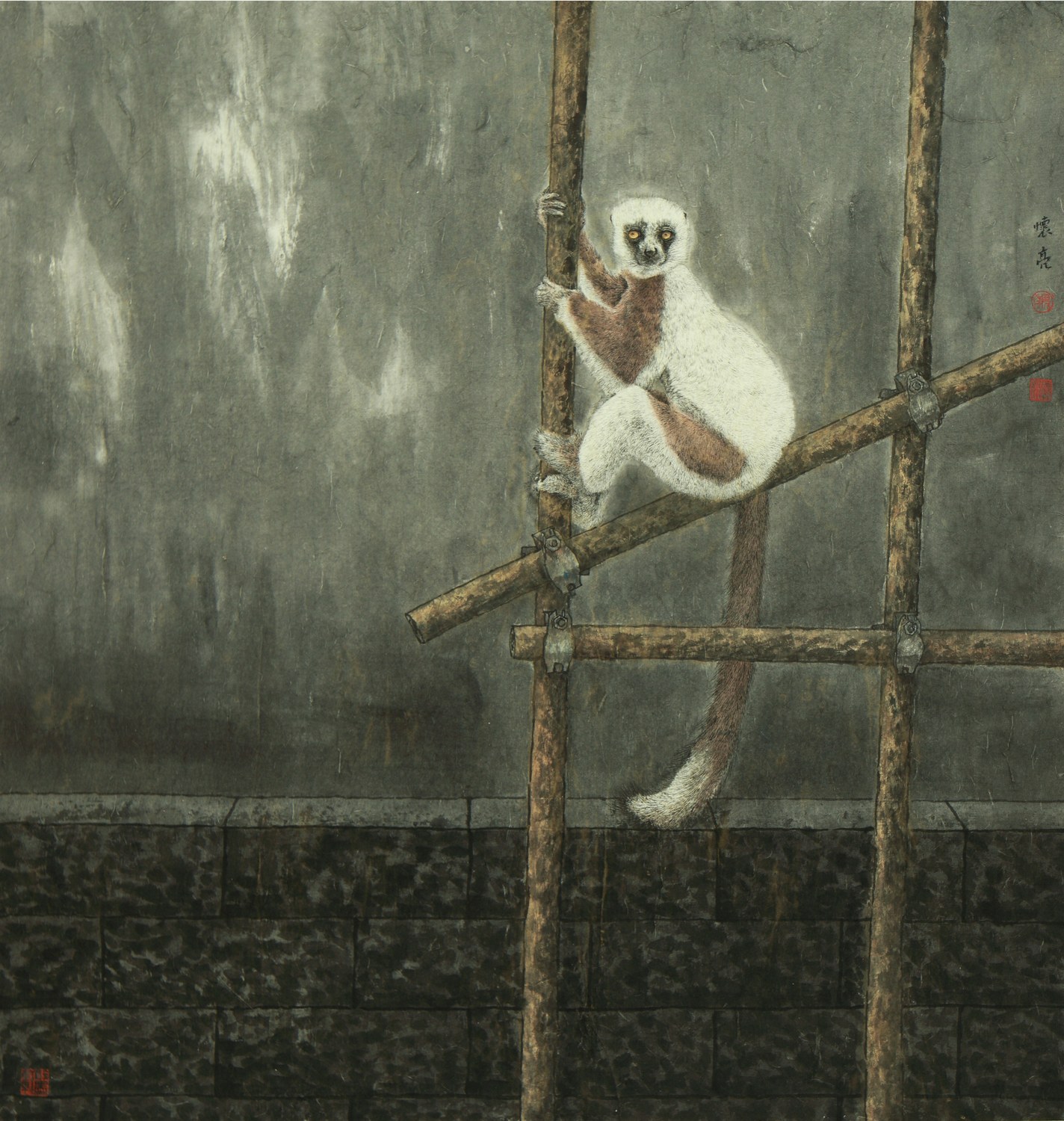 Searching for Habitat · On the Scaffolding 寻找栖息地·脚手架